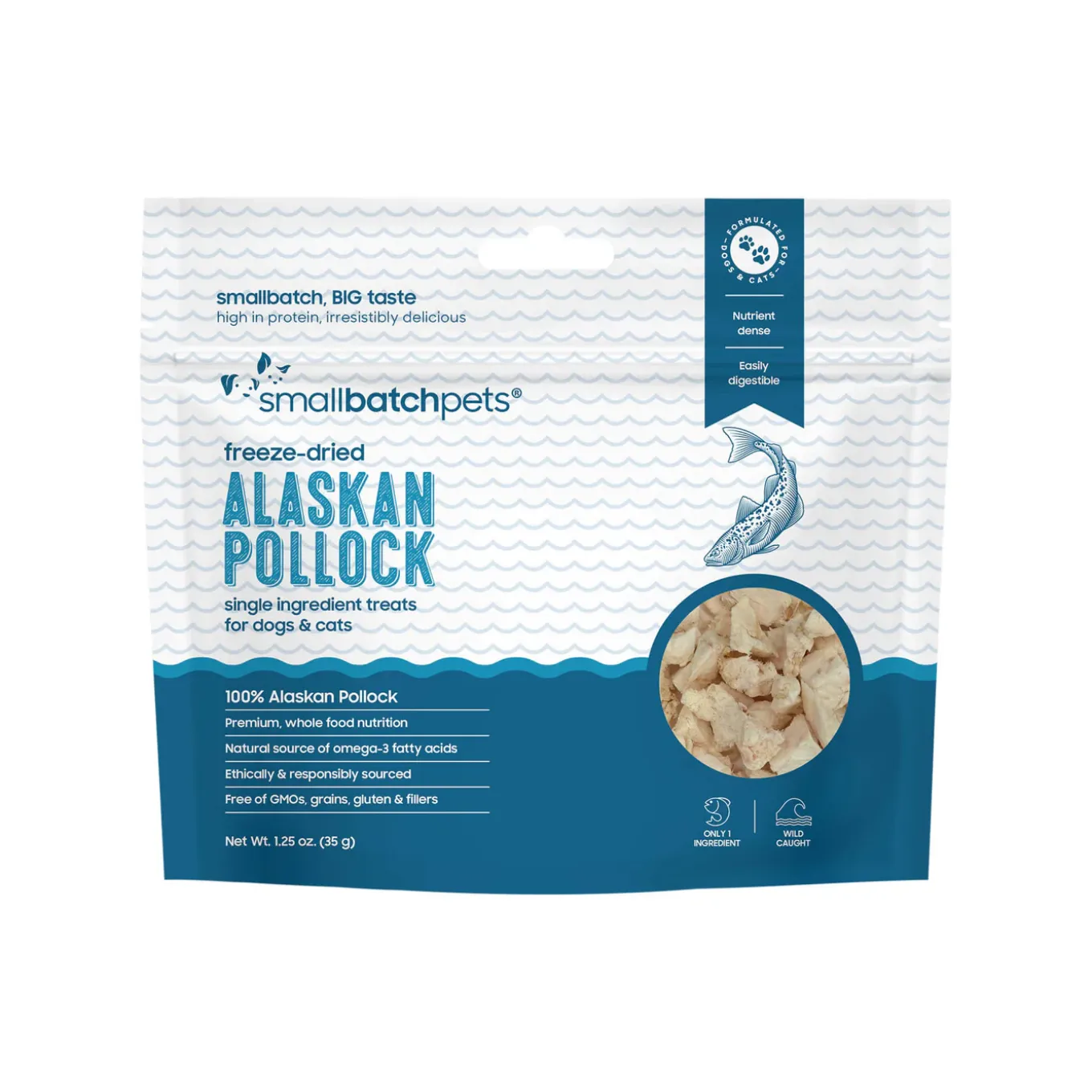 Smallbatch Freeze Dried Fish Treats for Dogs & Cats