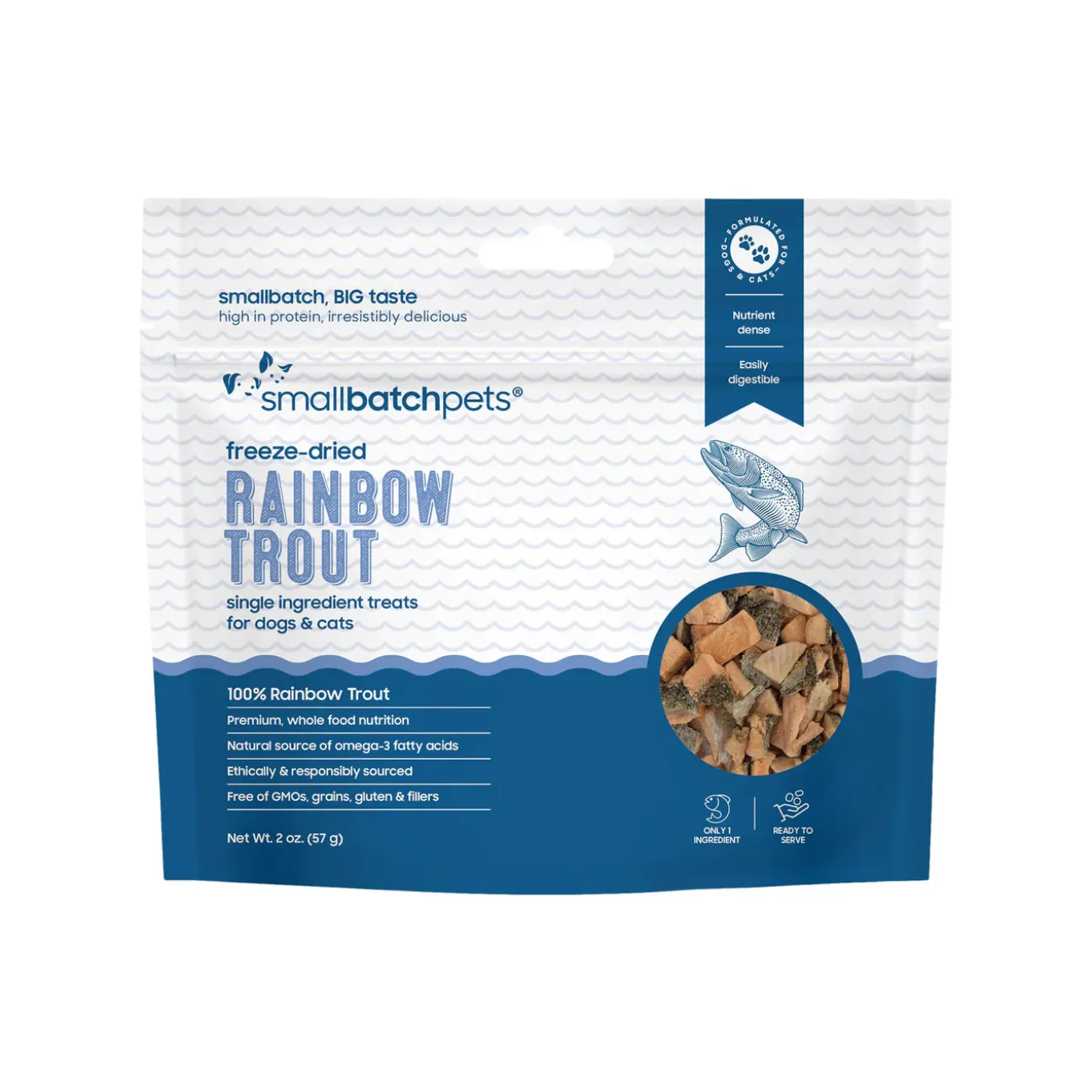 Smallbatch Freeze Dried Fish Treats for Dogs & Cats