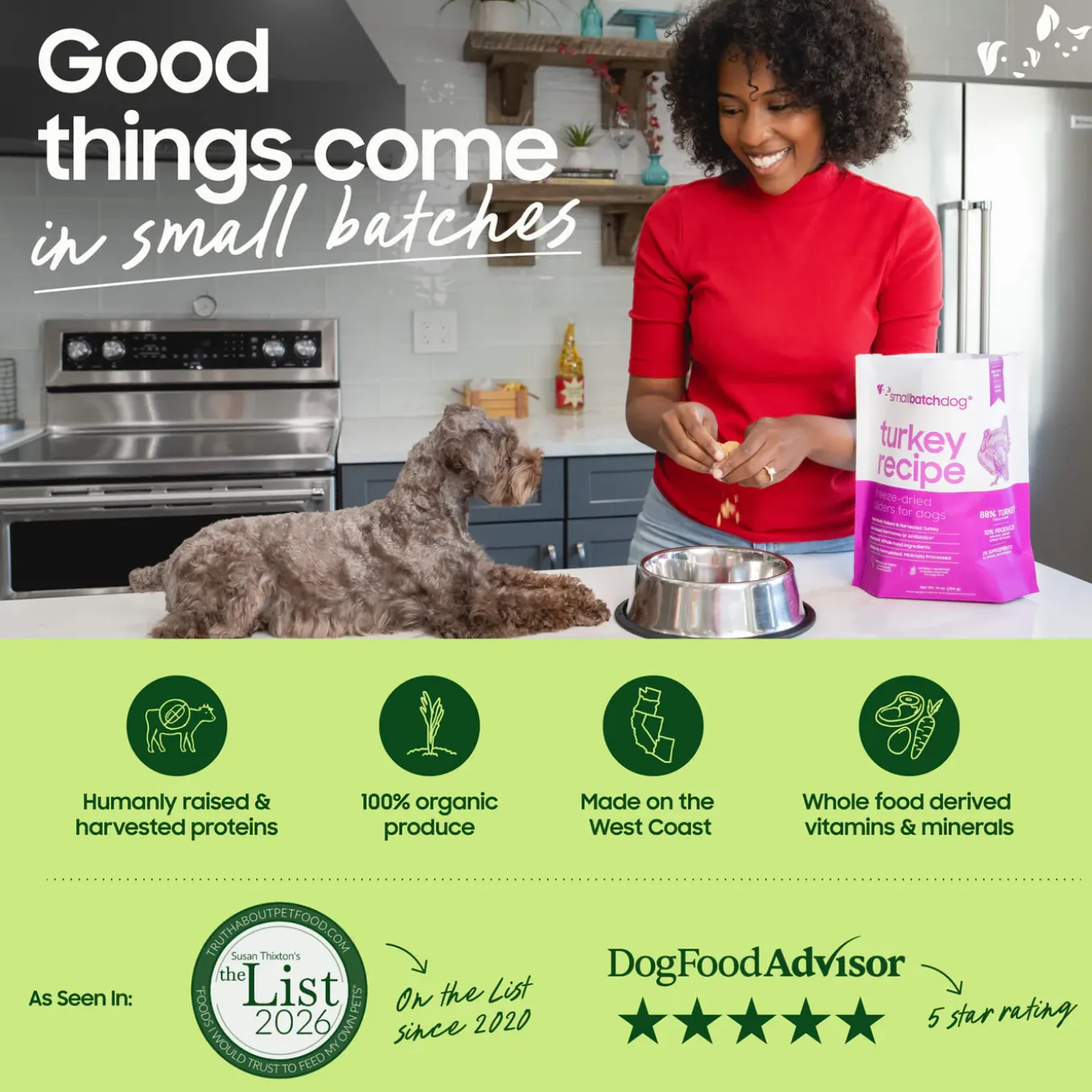 SmallBatch Freeze Dried Liver Treats for Dogs & Cats