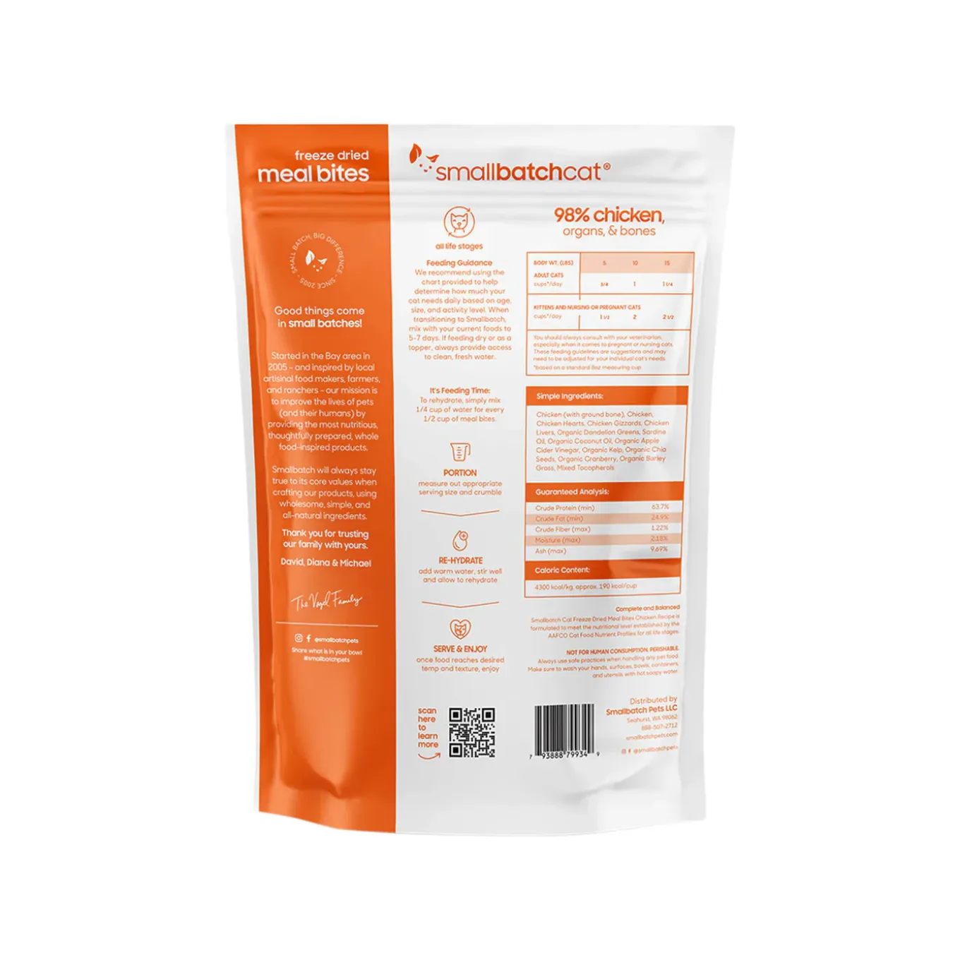 SmallBatch Freeze Dried Meal Bites for Cats
