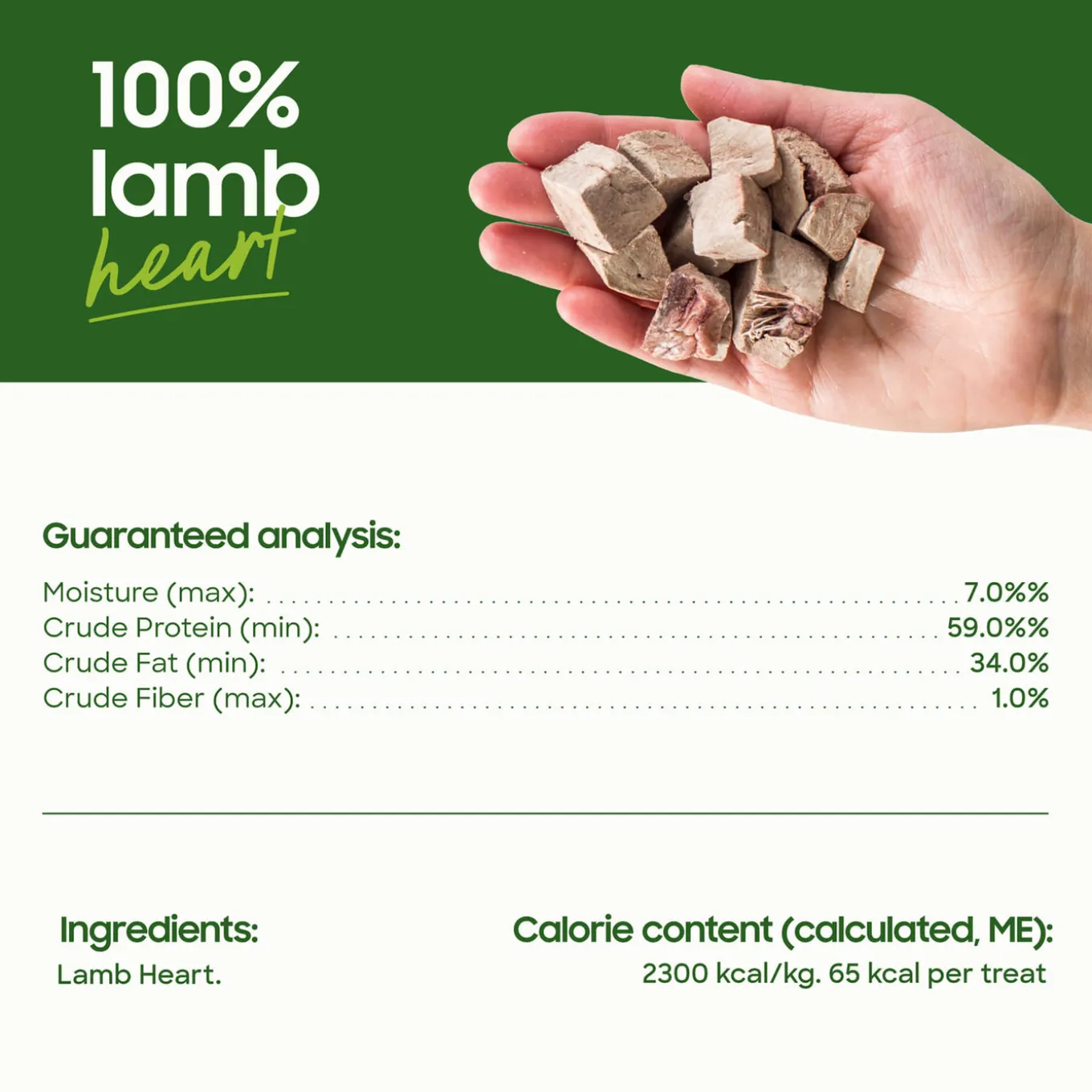 SmallBatch Freeze Dried Heart Treats