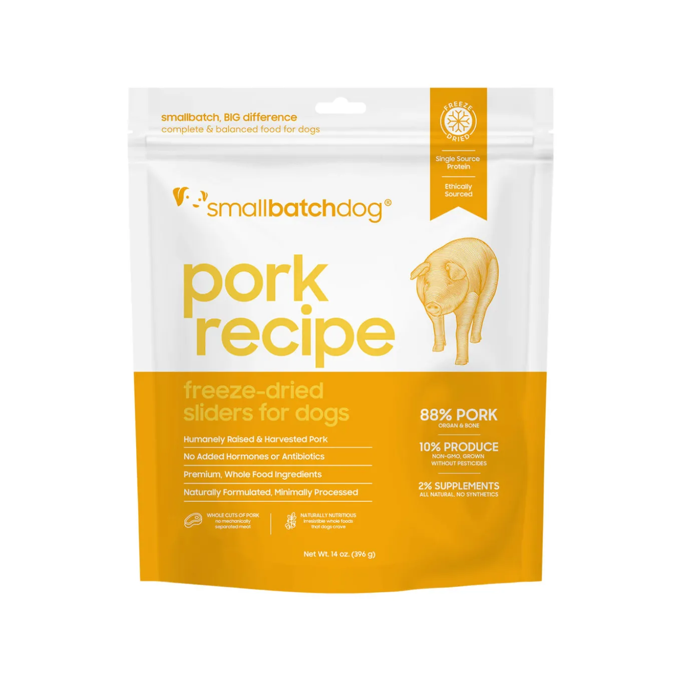 SmallBatch Sliders Freeze Dried Raw Dog Food