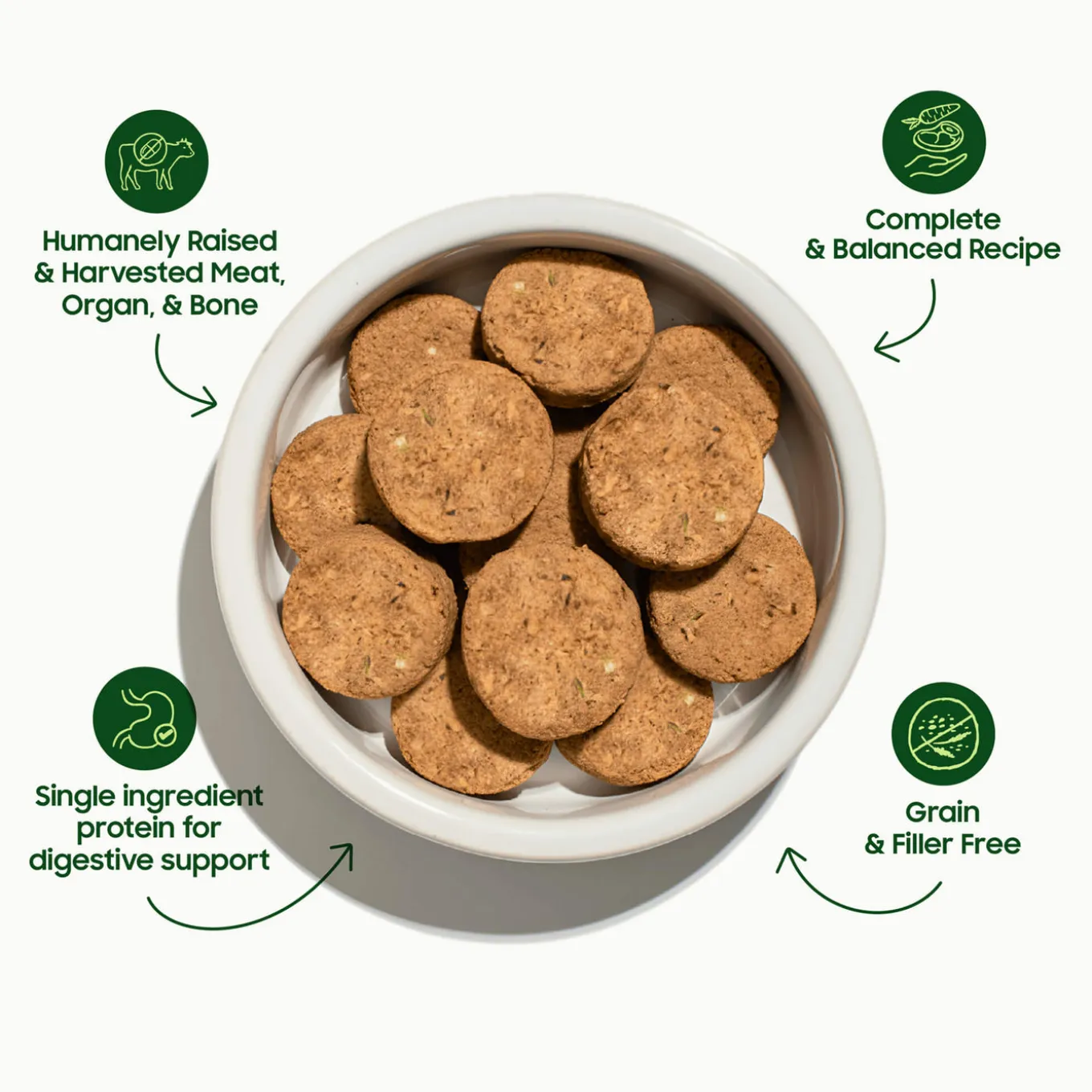 SmallBatch Sliders Freeze Dried Raw Dog Food