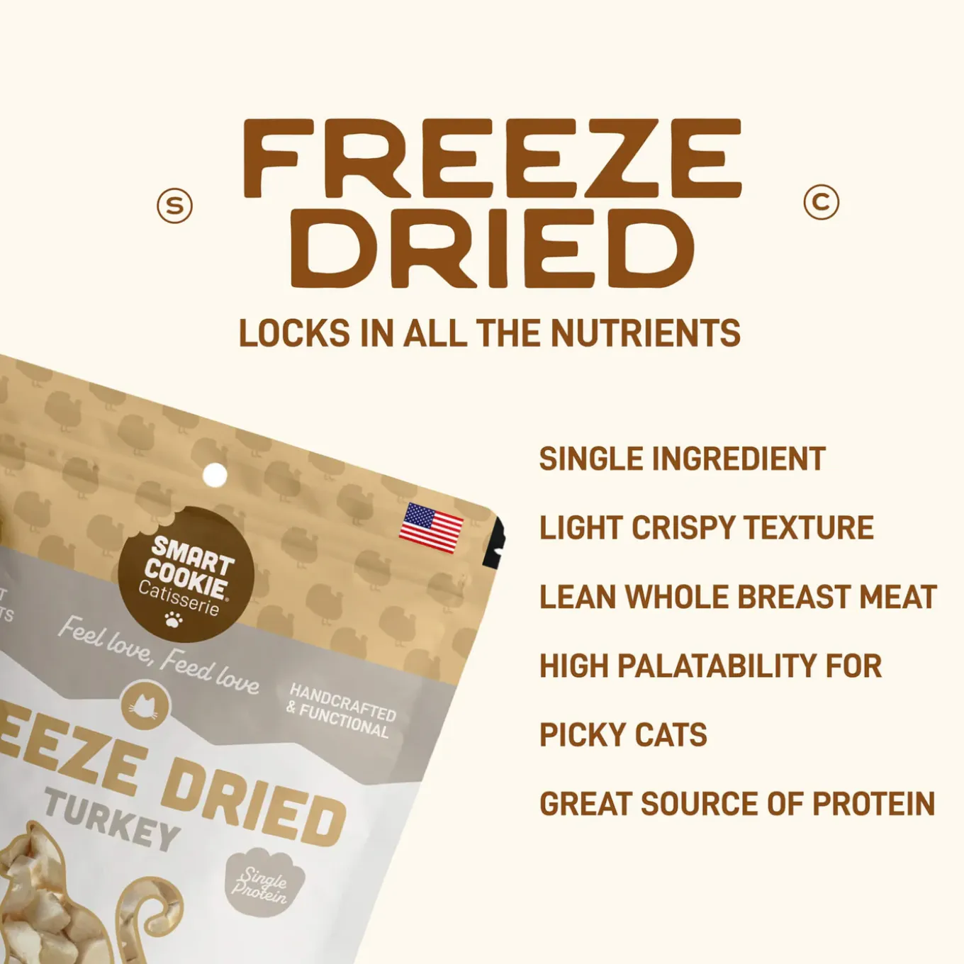 Smart Cookie Freeze Dried Cat Treats