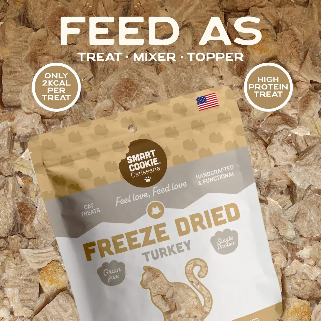 Smart Cookie Freeze Dried Cat Treats
