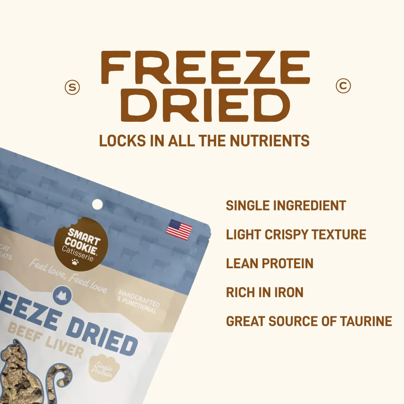 Smart Cookie Freeze Dried Cat Treats