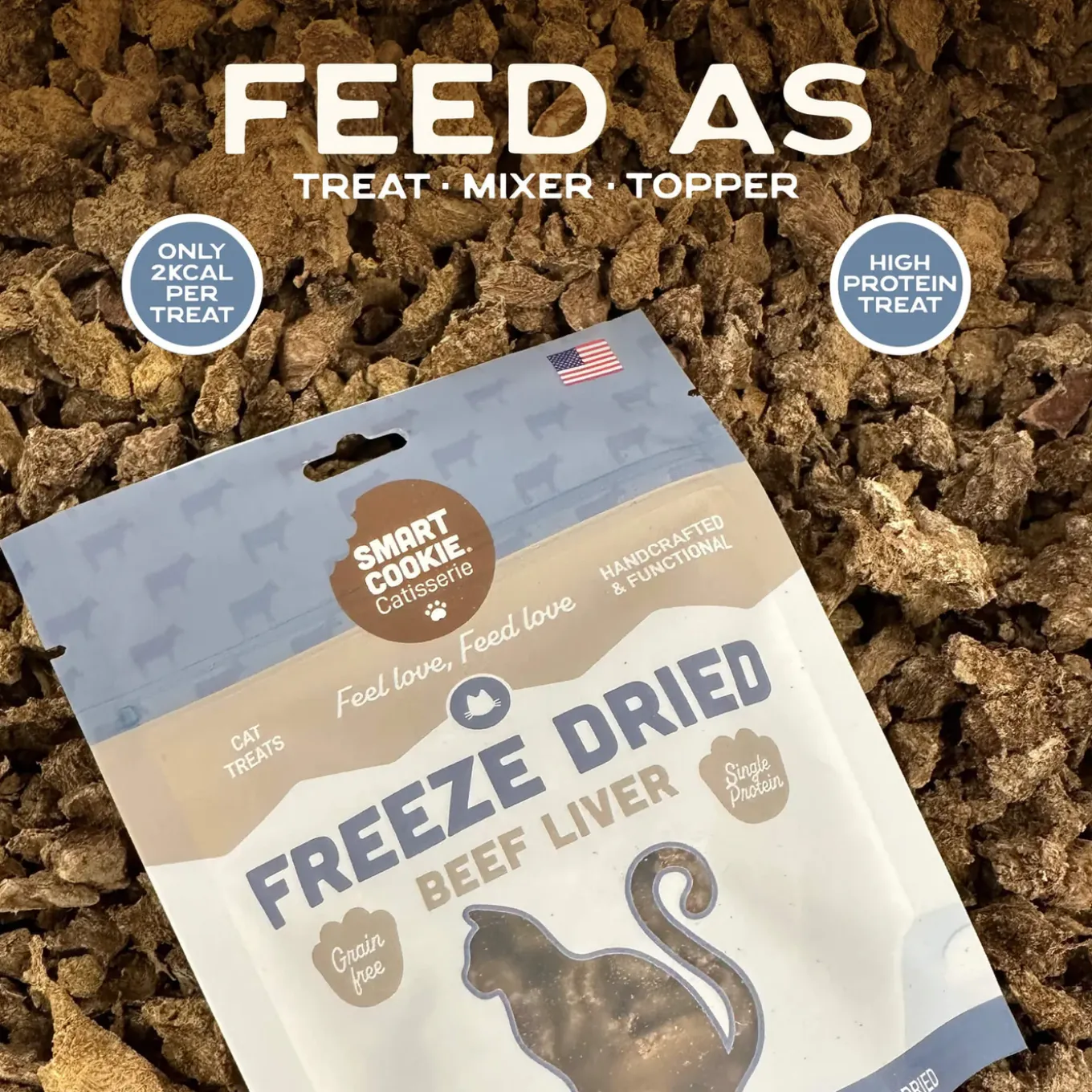 Smart Cookie Freeze Dried Cat Treats