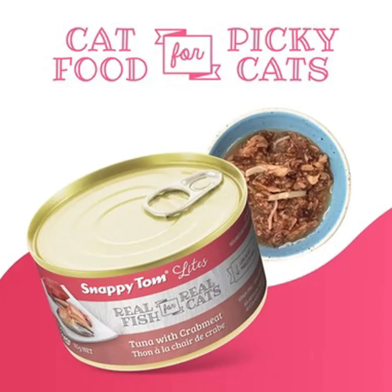 Snappy Tom Lites Grain Free Shredded Wet Cat Food