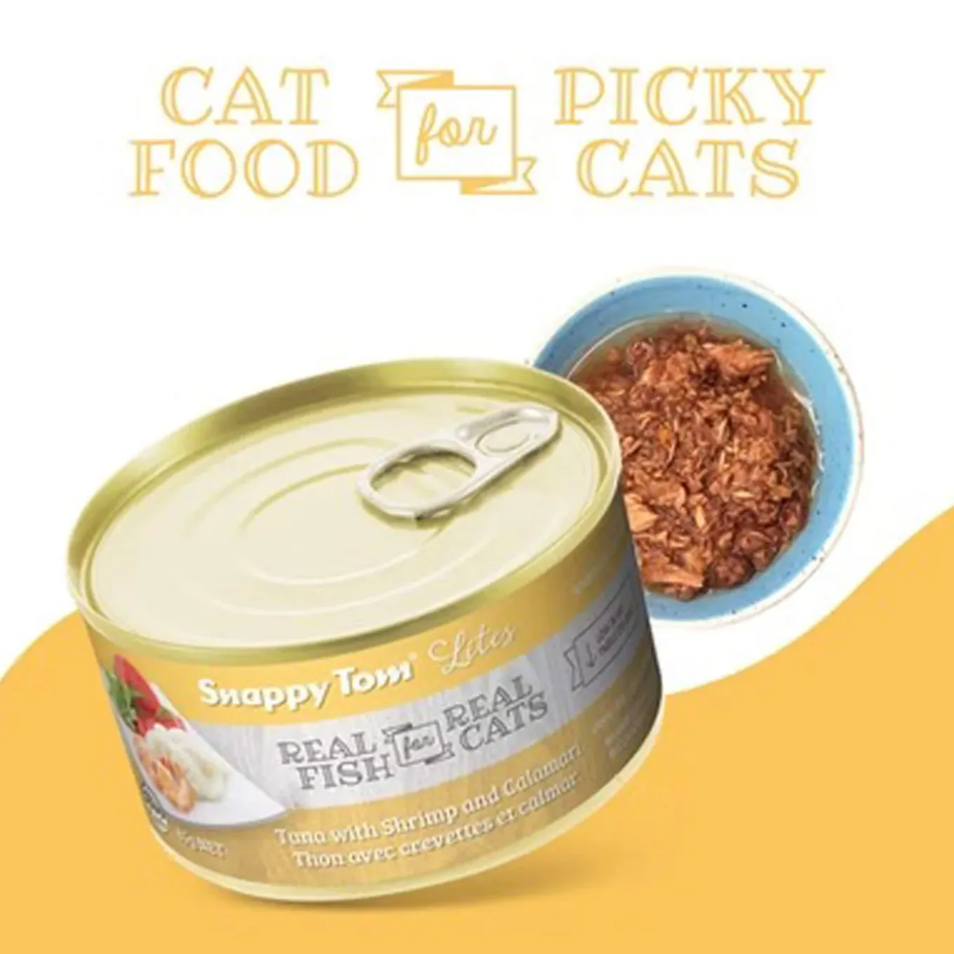Snappy Tom Lites Grain Free Shredded Wet Cat Food