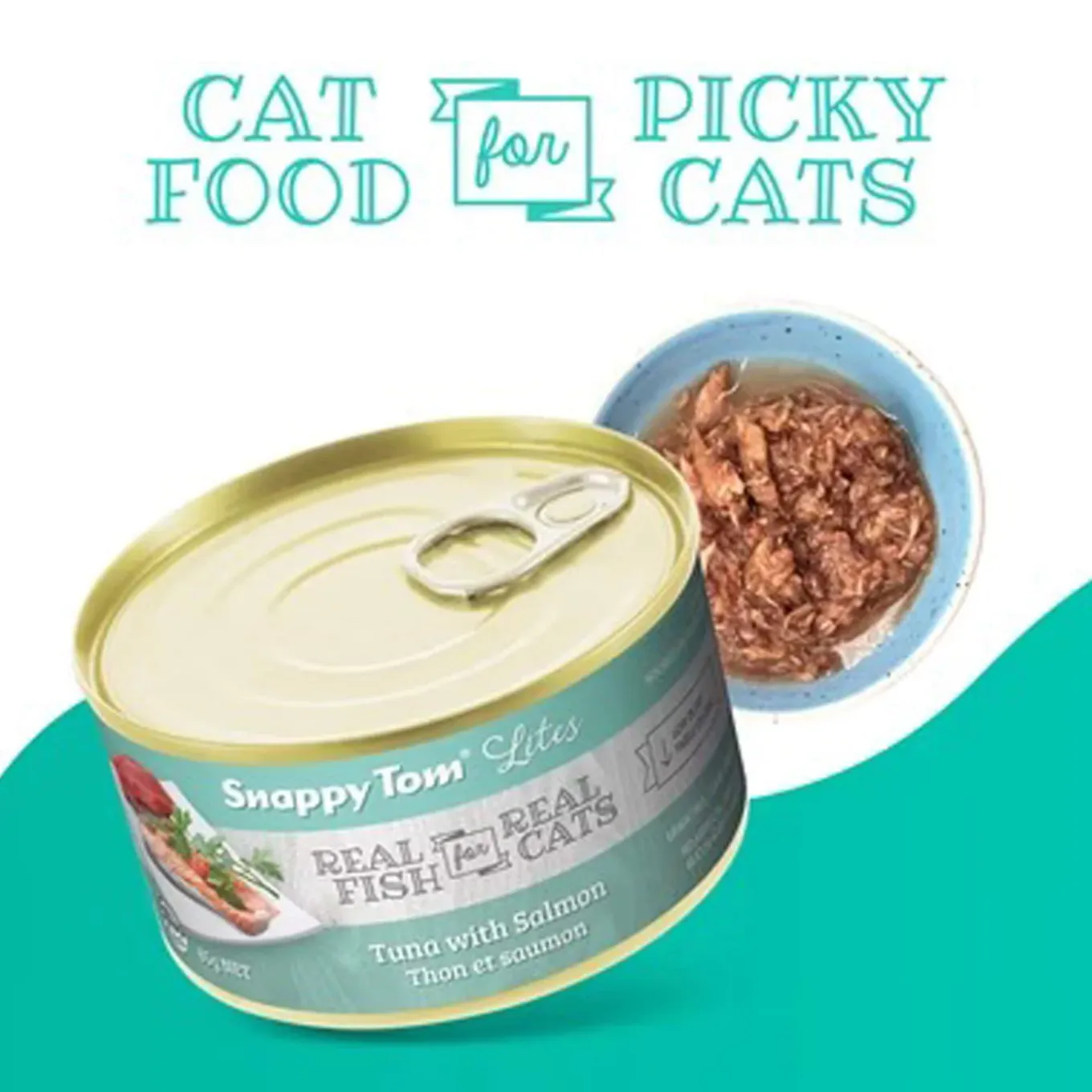 Snappy Tom Lites Grain Free Shredded Wet Cat Food