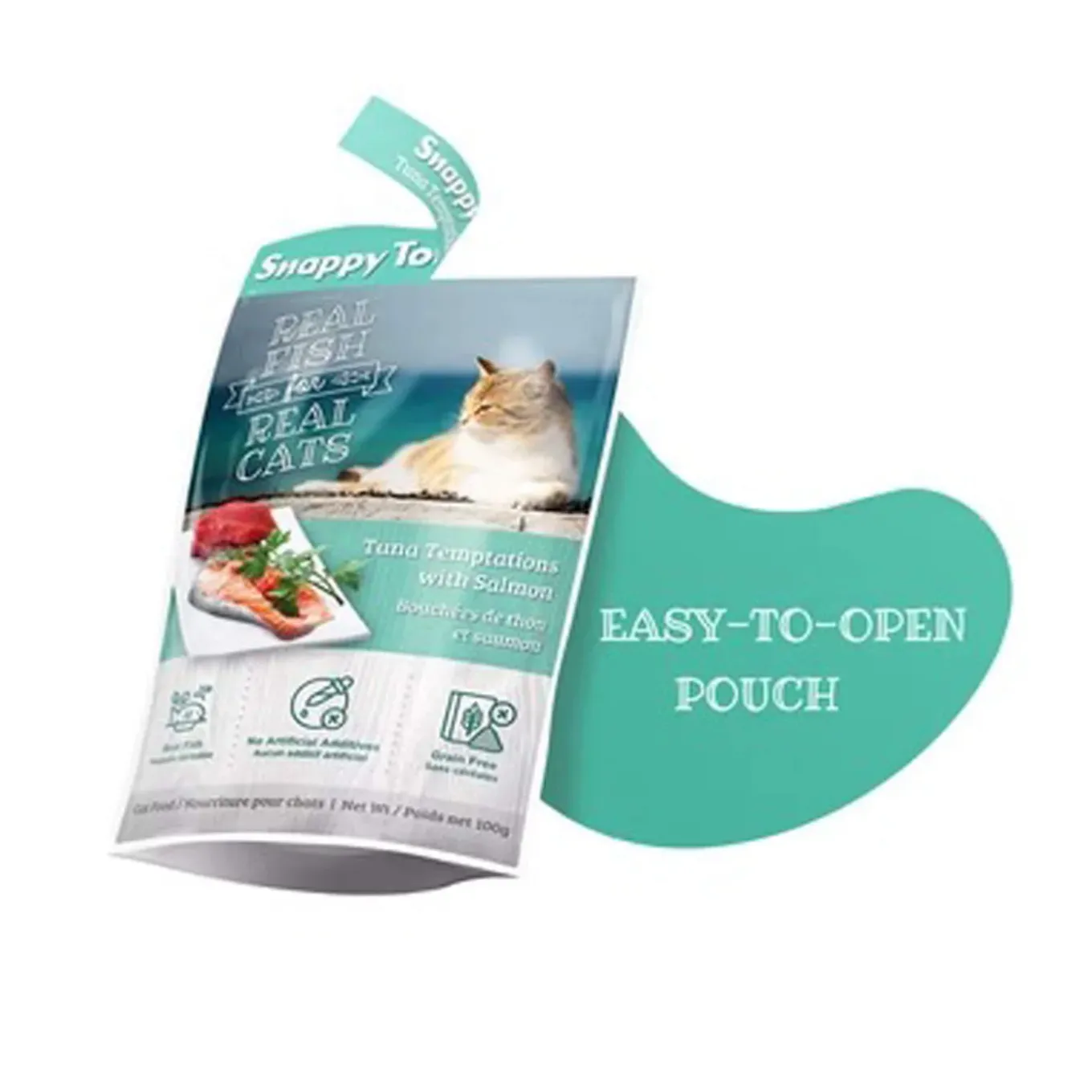 Snappy Tom Naturals Grain Free Wet Cat Food Stew Pouches