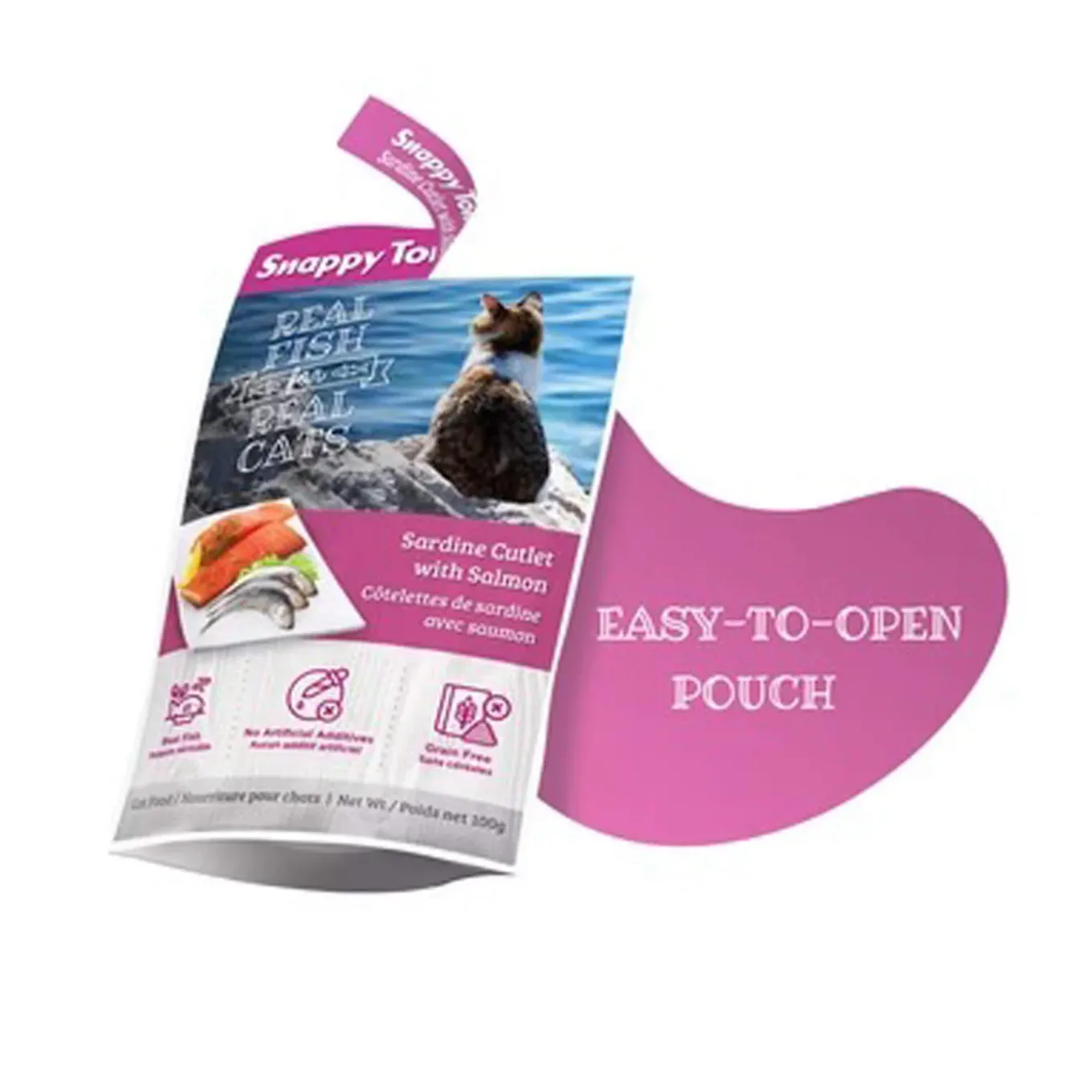 Snappy Tom Naturals Grain Free Wet Cat Food Stew Pouches