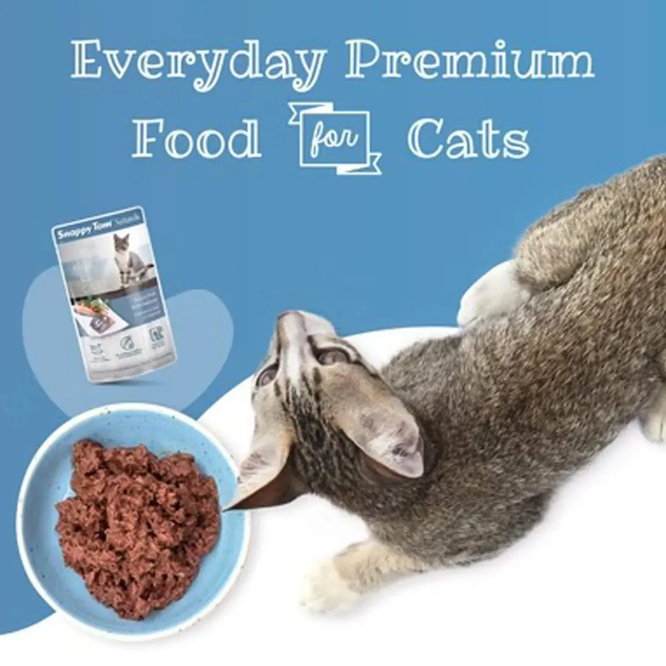 Snappy Tom Naturals Grain Free Wet Cat Food Stew Pouches