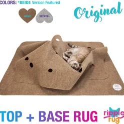 SnugglyCat Ripple Rug Interactive Dual Layer Play Mat for Cats