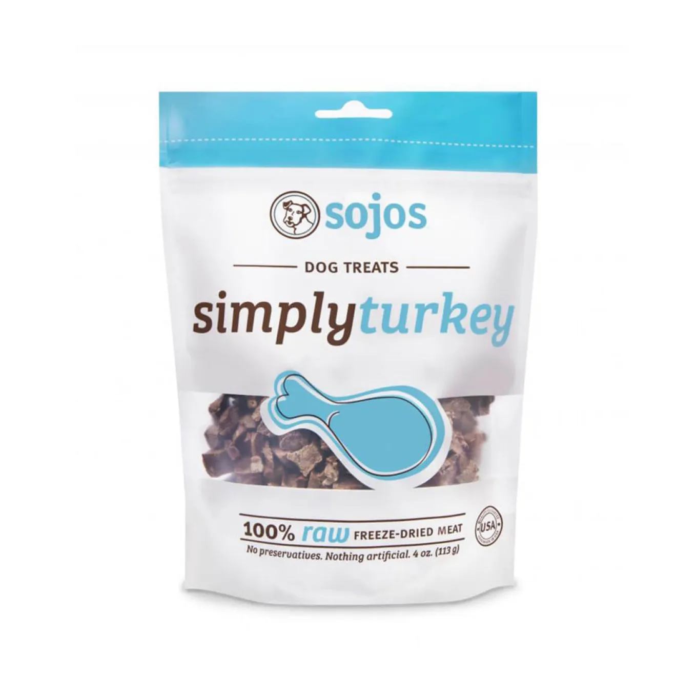 Sojos Simply Meat Freeze-Dried Raw Dog Treats