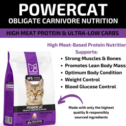 Square Pet VFS Powercat Obligate Carnivore Nutrition Dry Cat Food