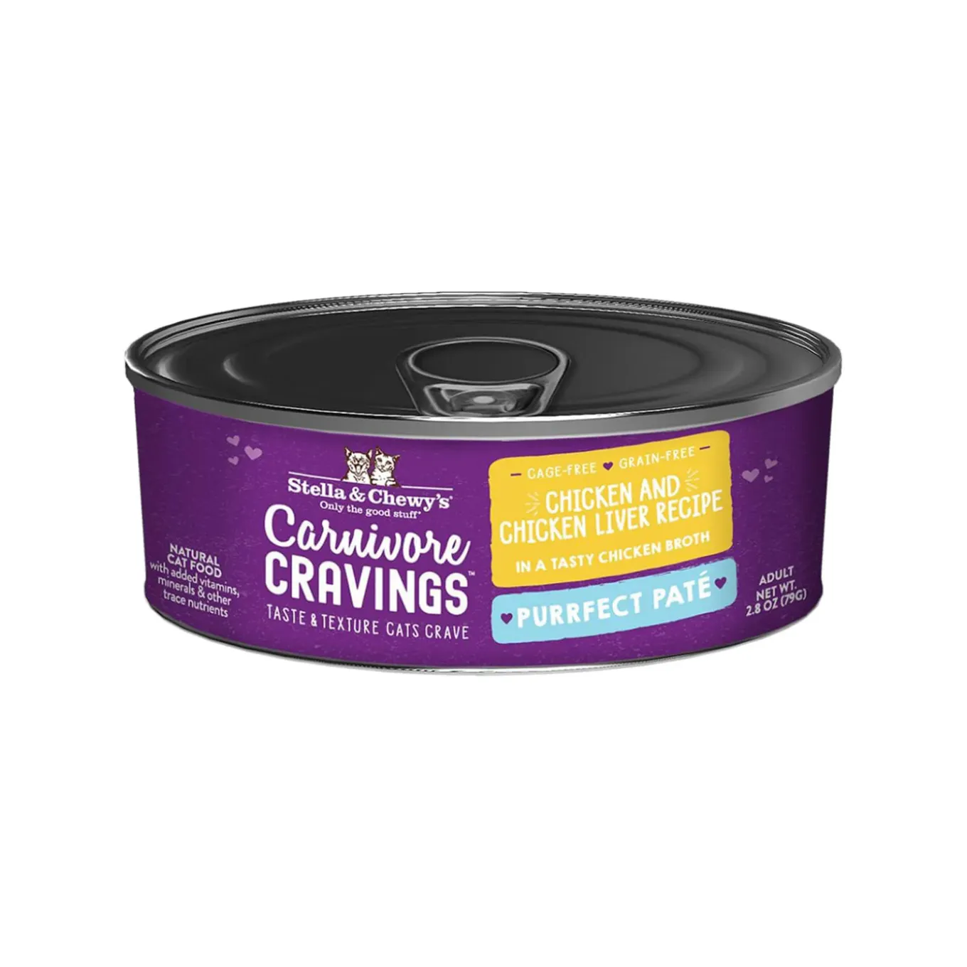 Stella & Chewy's Carnivore Cravings Purrfect Pate Chicken & Chicken Liver Wet Cat Food