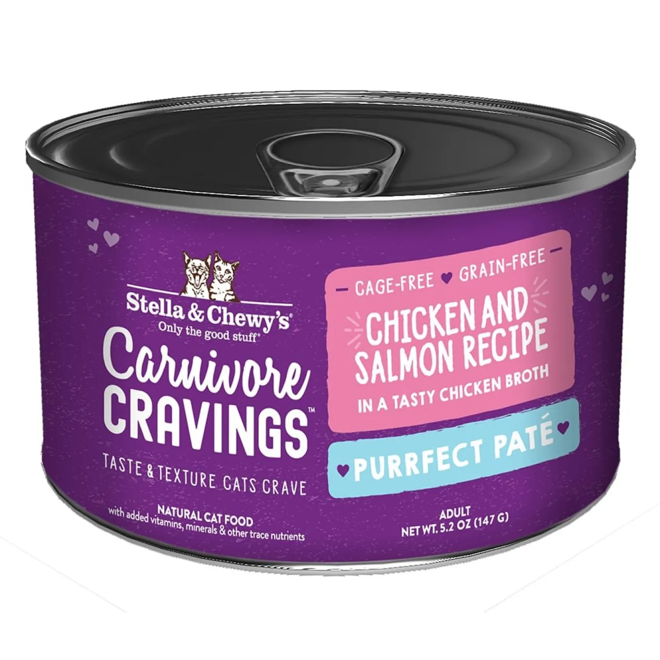 Stella & Chewy's Carnivore Cravings Savory Shreds Chicken & Salmon Wet Cat Food