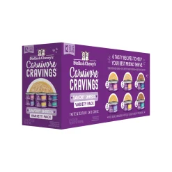 Stella & Chewy's Cravings Morsels Shreds Variety Pack Cat Food 2.8 oz Case of 24