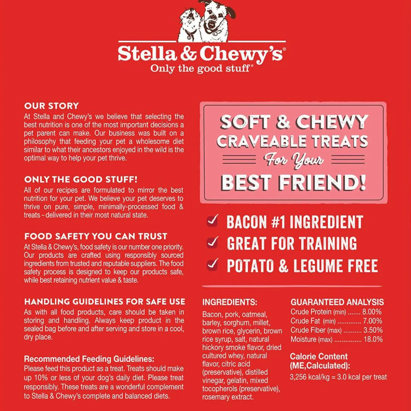Stella & Chewy's Crav'n Bac'n Bites Dog Treats