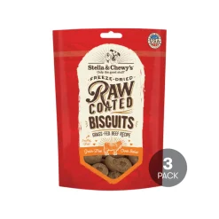 Stella & Chewy's Raw Coated Biscuit Freeze Dried Dog Treat