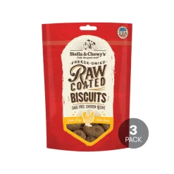 Stella & Chewy's Raw Coated Biscuit Freeze Dried Dog Treat