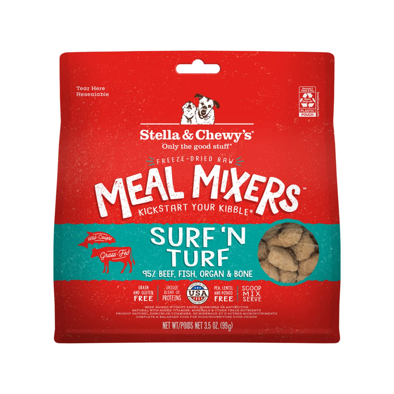 Stella & Chewy's Freeze-Dried Meal Mixers Dog Food Toppers