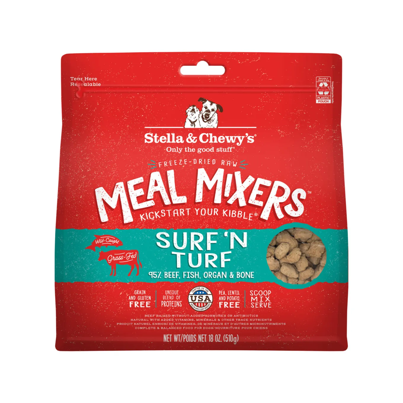 Stella & Chewy's Freeze-Dried Meal Mixers Dog Food Toppers