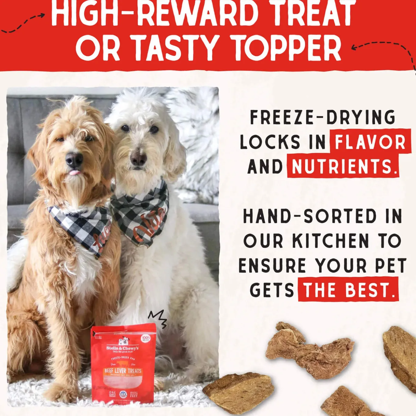 Stella & Chewy's Freeze-Dried Raw Single Ingredient Treats