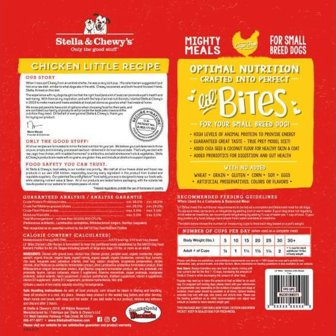 Stella & Chewy's Raw Freeze-Dried Dog Lil Bites Small Breed
