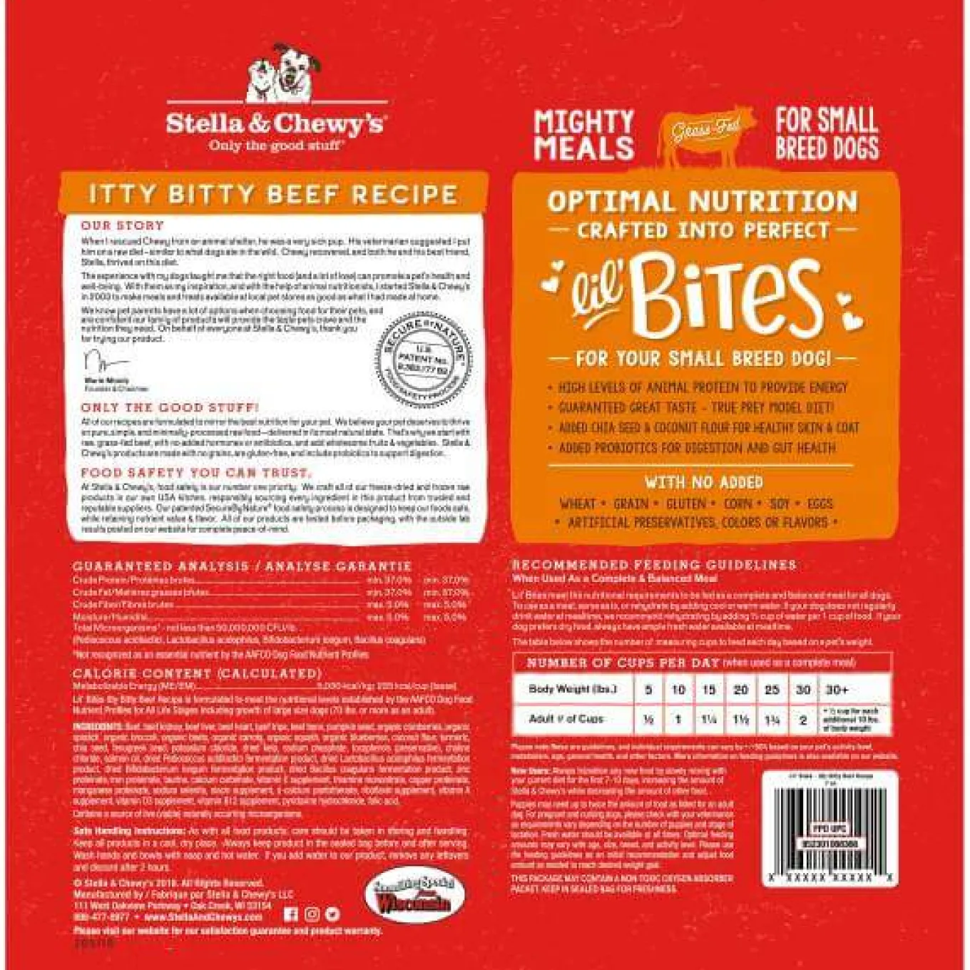 Stella & Chewy's Raw Freeze-Dried Dog Lil Bites Small Breed