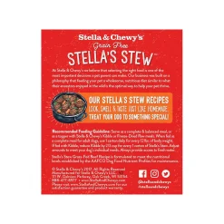 Stella & Chewy's Stew Wet Food for Dogs Case of 12
