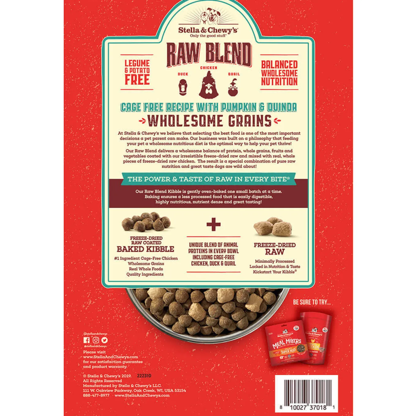 Stella & Chewy's Wholesome Blends Dry Dog Food