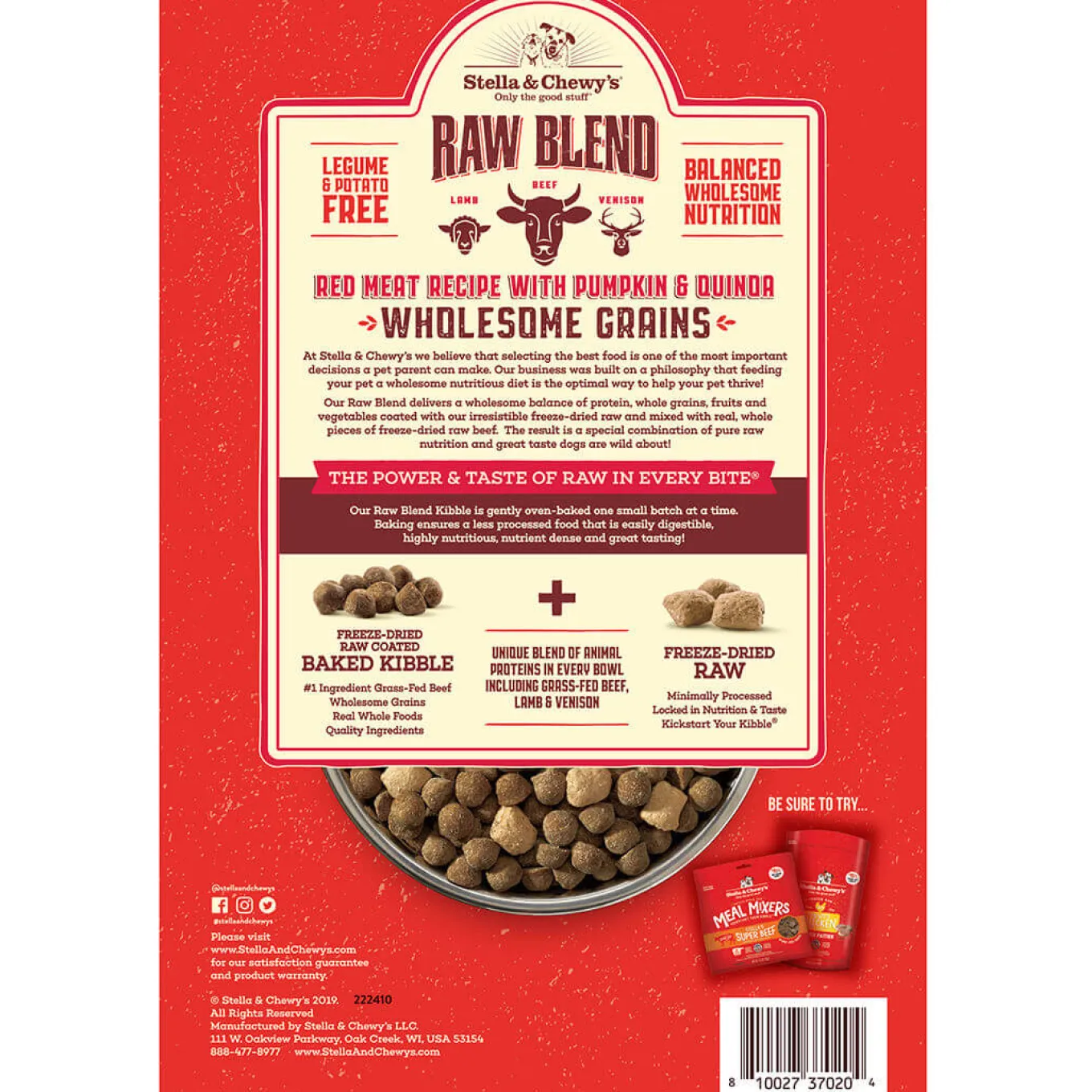 Stella & Chewy's Wholesome Blends Dry Dog Food