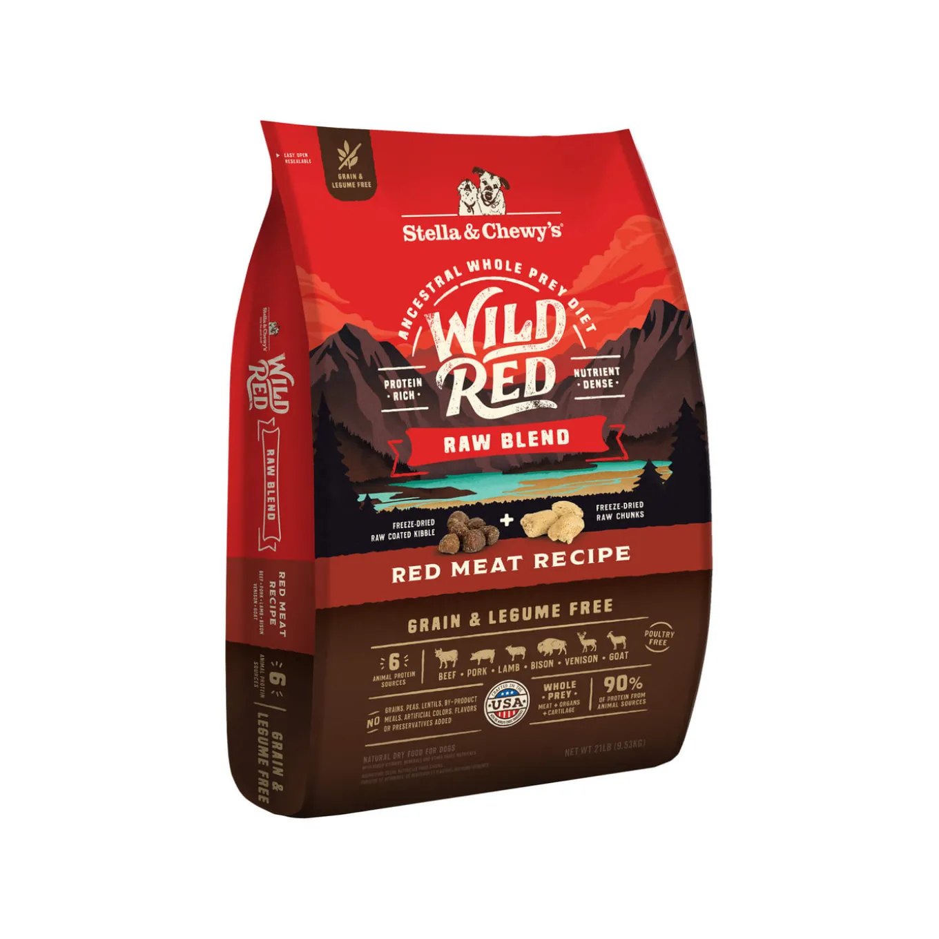Stella & Chewy's Wild Red Raw Blend Grain Free Dry Dog Food