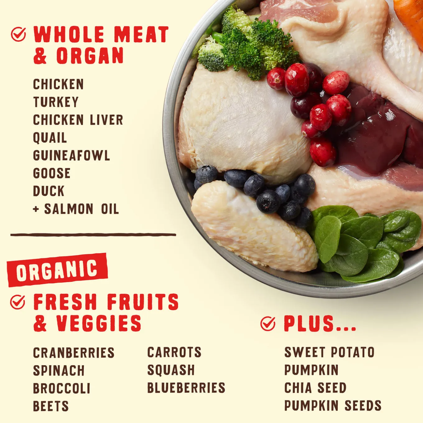 Stella & Chewy's Wild Red Raw Blend Grain Free Dry Dog Food