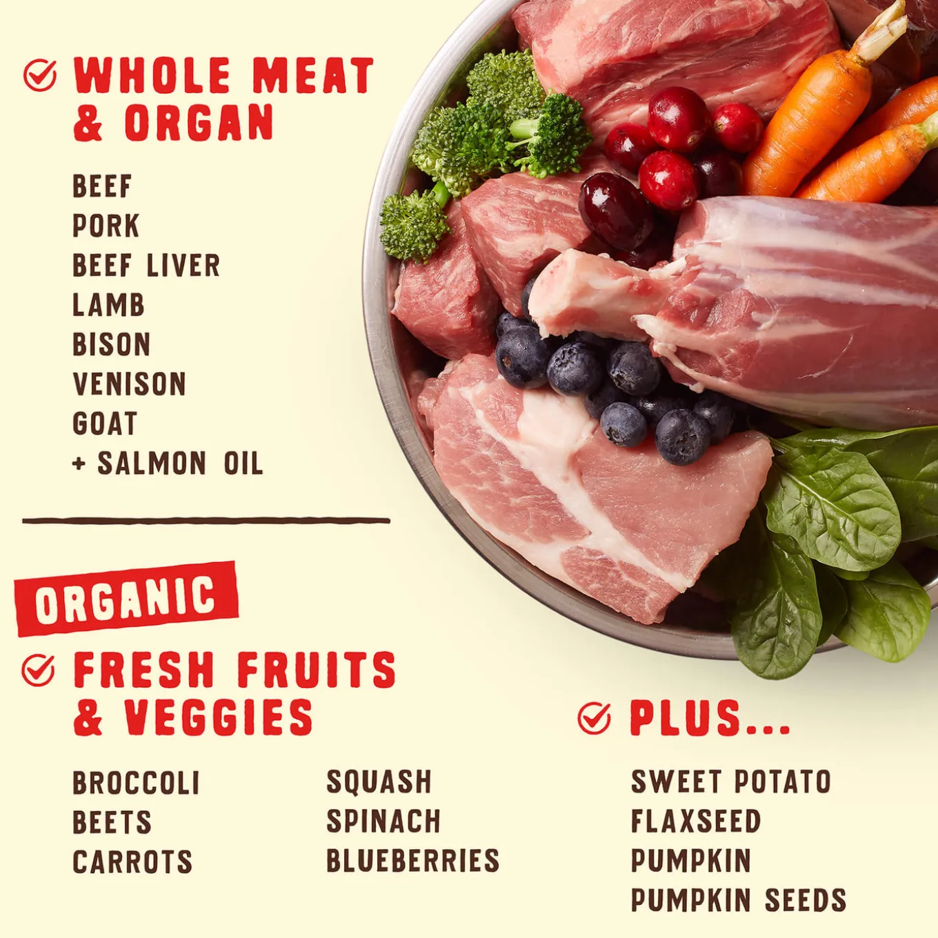 Stella & Chewy's Wild Red Raw Blend Grain Free Dry Dog Food