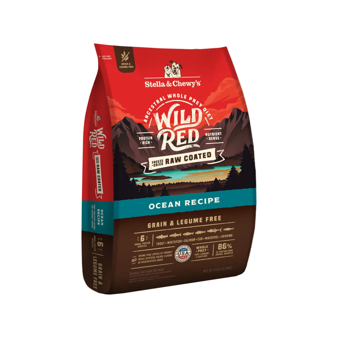 Stella & Chewy's Wild Red Raw Coated Grain Free Dry Dog Food