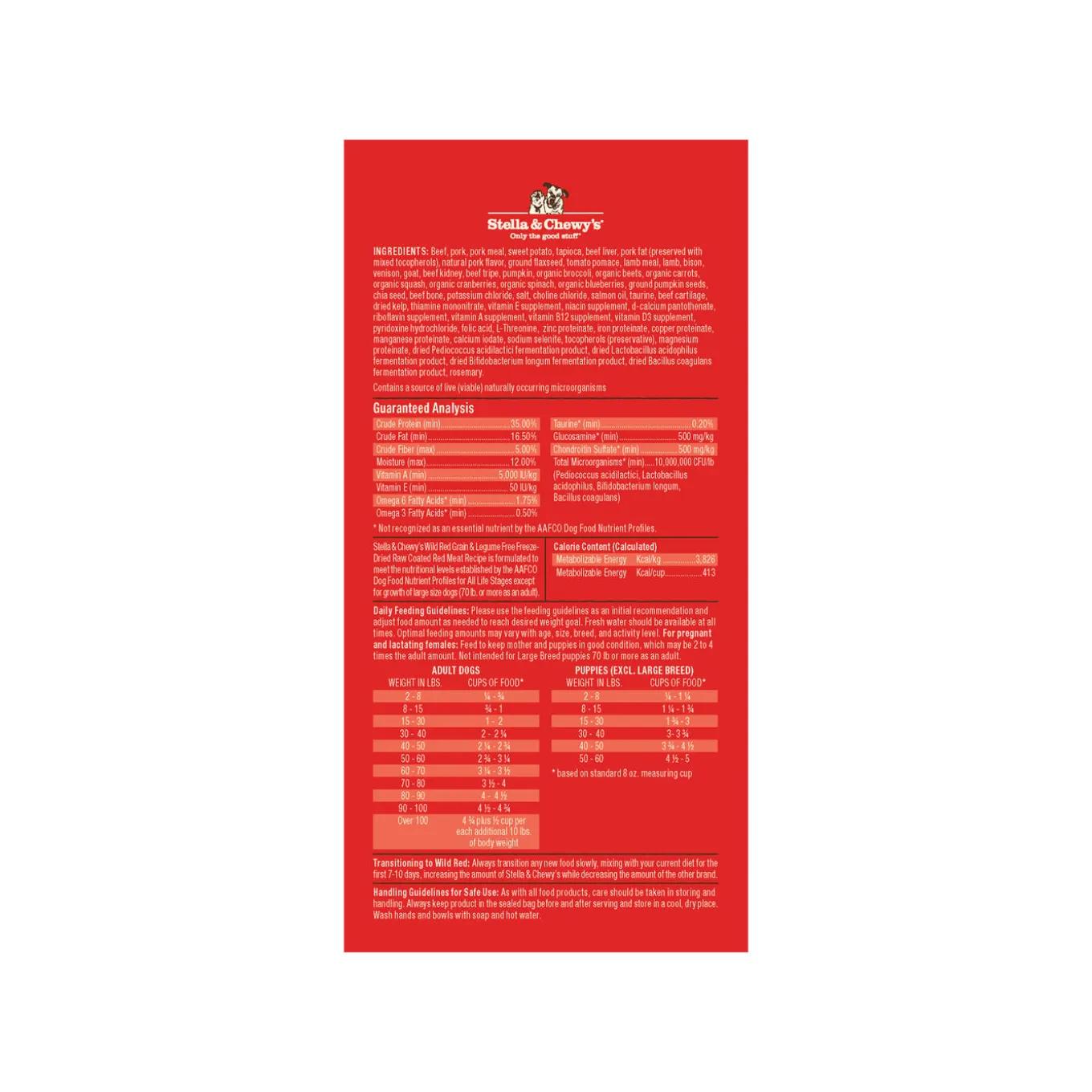 Stella & Chewy's Wild Red Raw Coated Grain Free Dry Dog Food