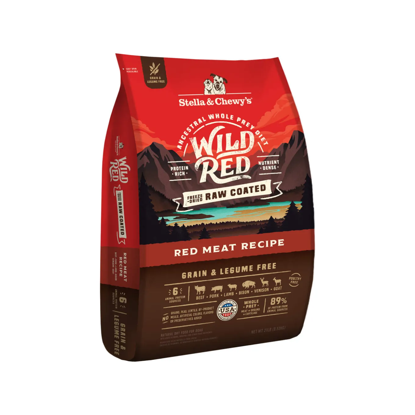 Stella & Chewy's Wild Red Raw Coated Grain Free Dry Dog Food