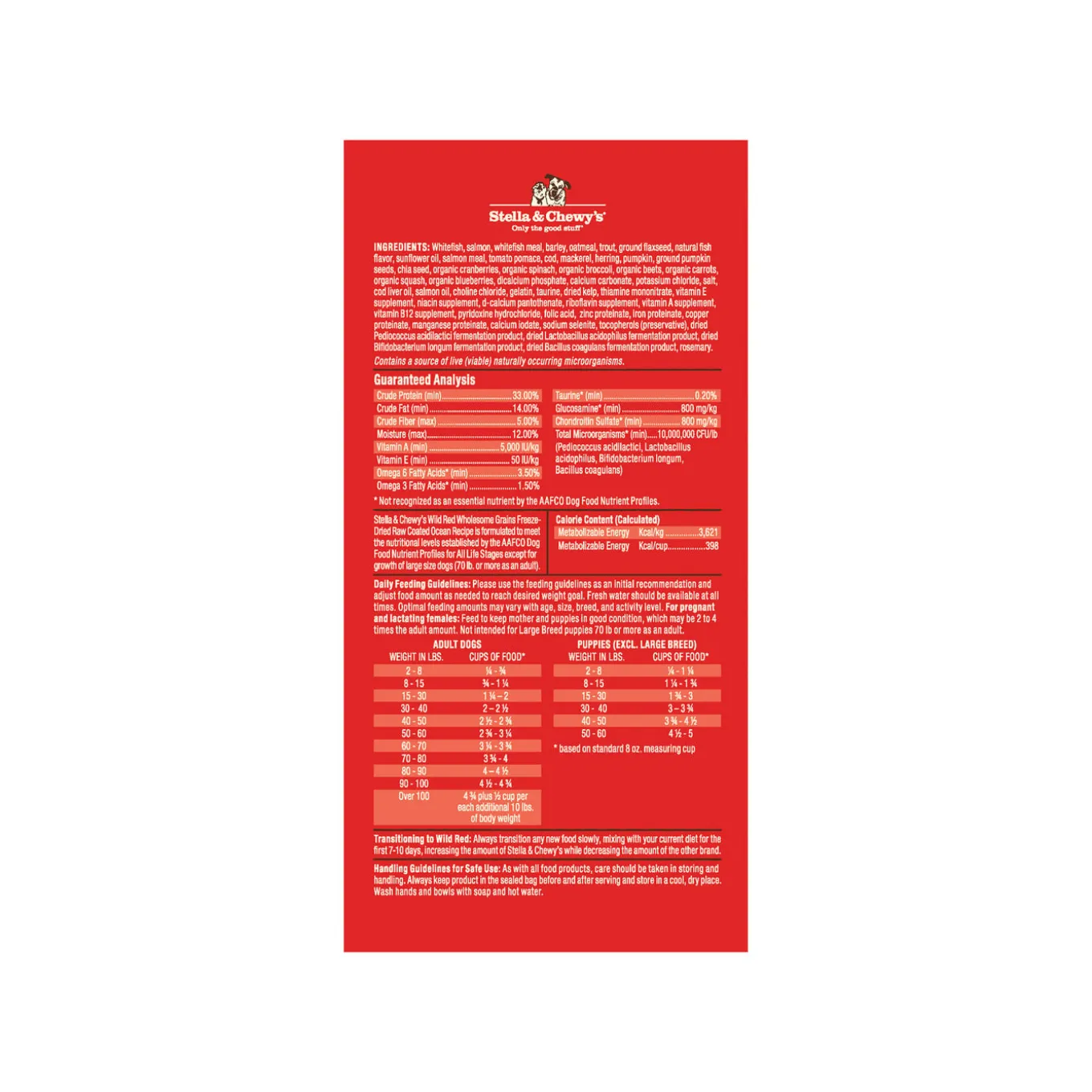 Stella & Chewy's Wild Red Raw Coated Wholesome Grains Dry Dog Food