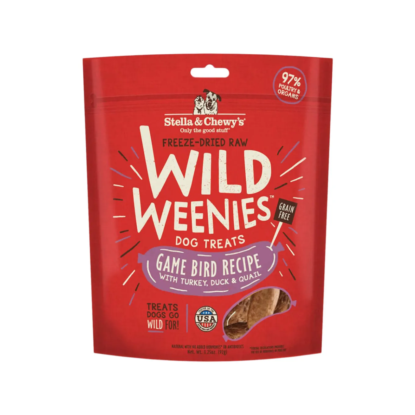 Stella & Chewy's Wild Weenies Raw Freeze-Dried Dog Treats
