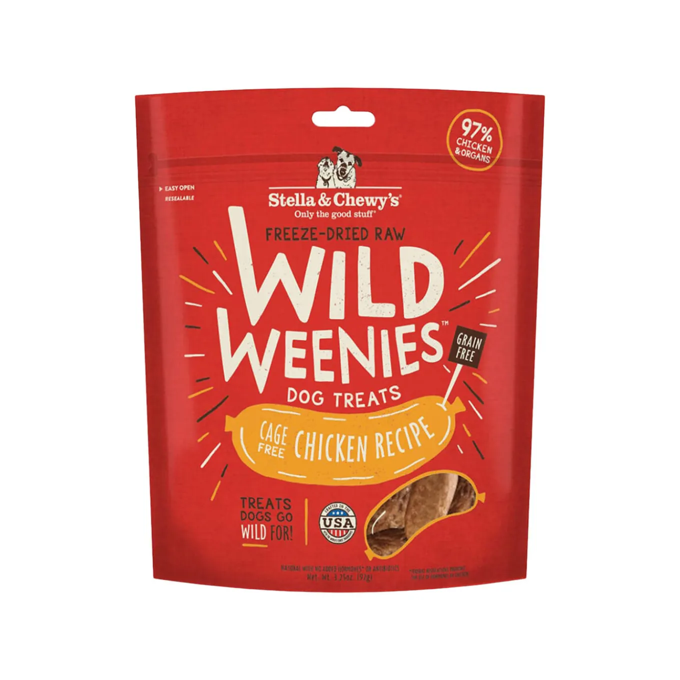 Stella & Chewy's Wild Weenies Raw Freeze-Dried Dog Treats