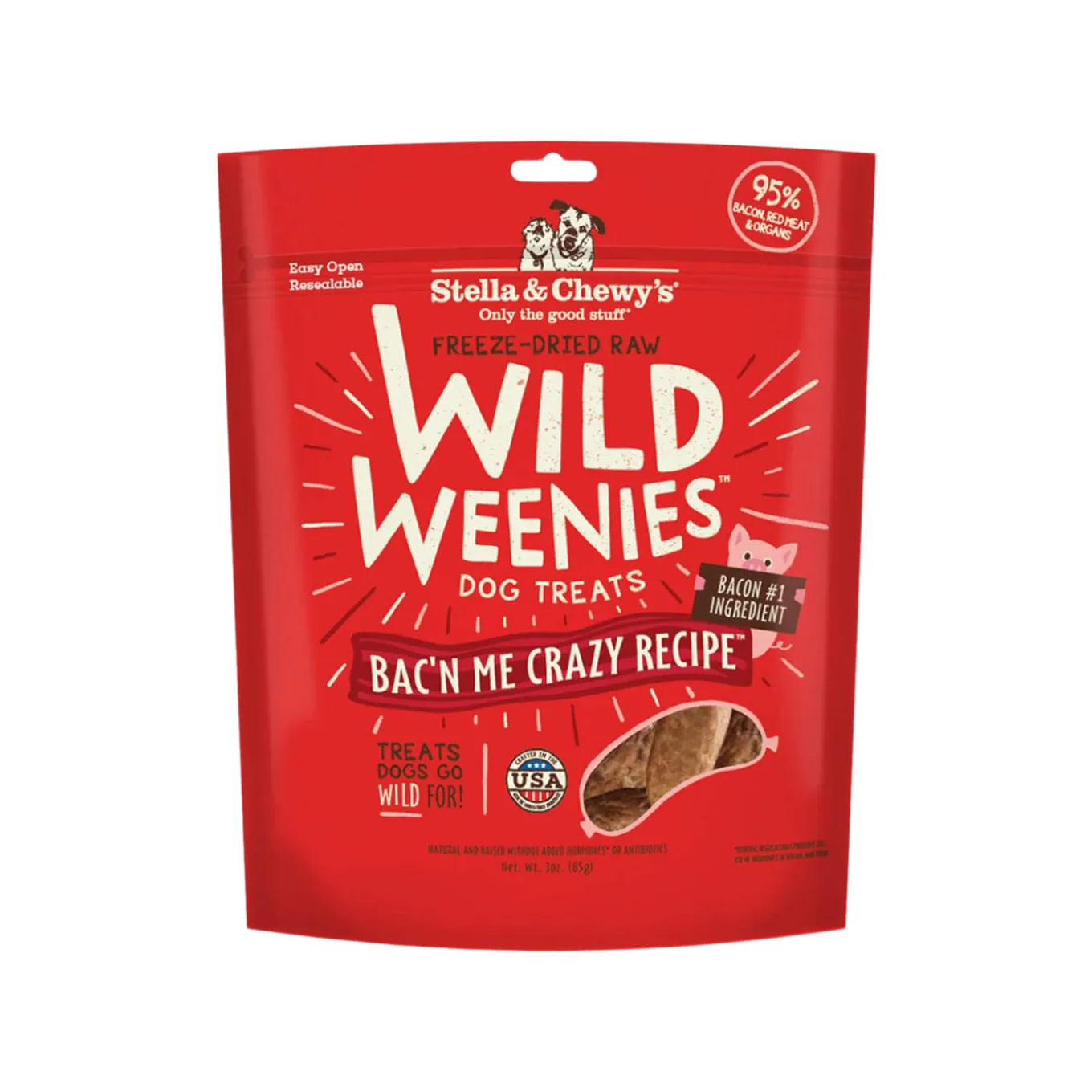 Stella & Chewy's Wild Weenies Raw Freeze-Dried Dog Treats