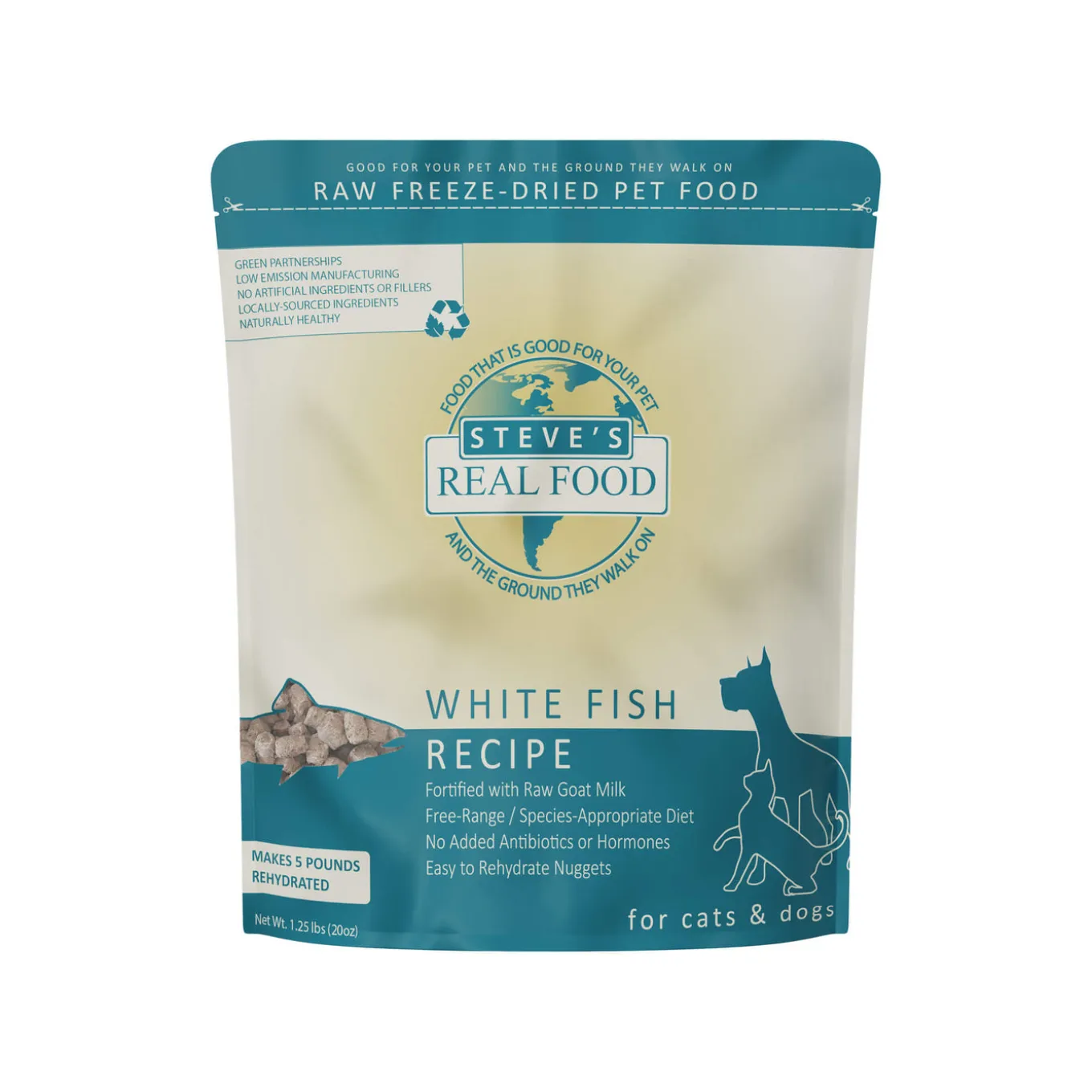 Steve's Real Food 1.25 lb Freeze Dried Nuggets for Dogs
