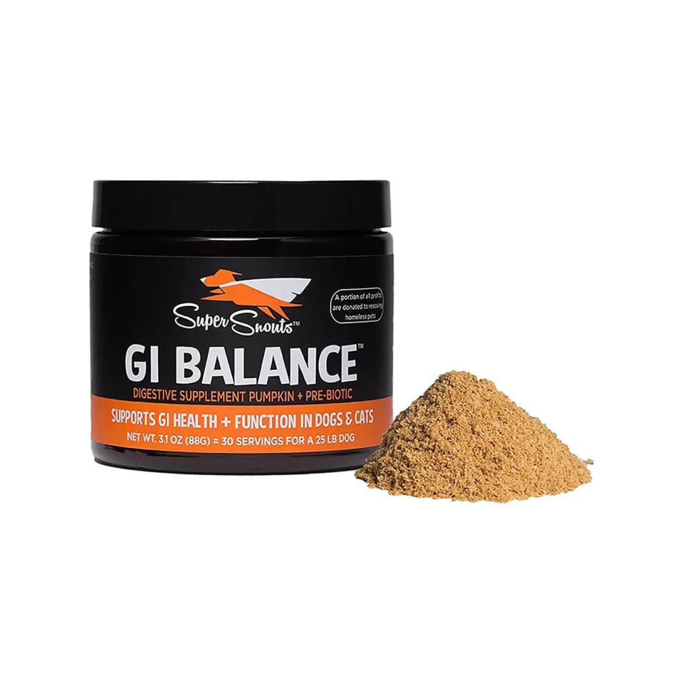 Super Snouts G.I. Balance Digestive Support Powder for Dogs & Cats