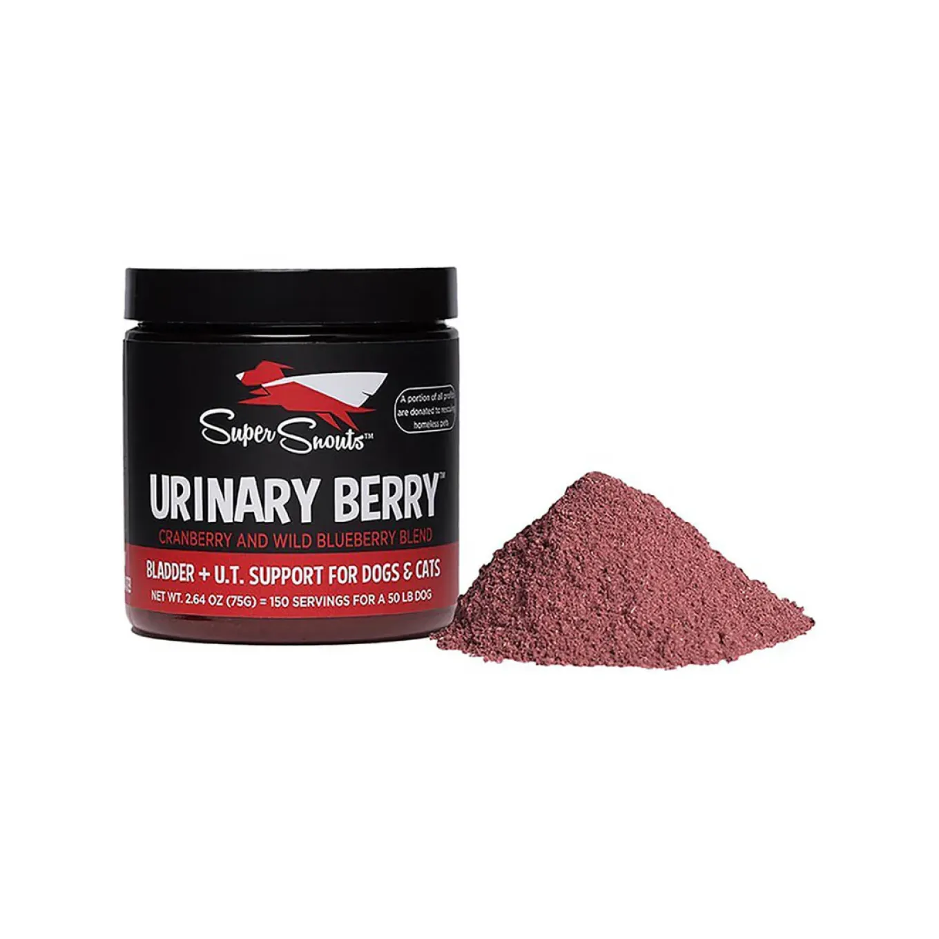 Super Snouts Urinary Berry Cranberry & Blueberry Balanced UT Support for Dogs & Cats