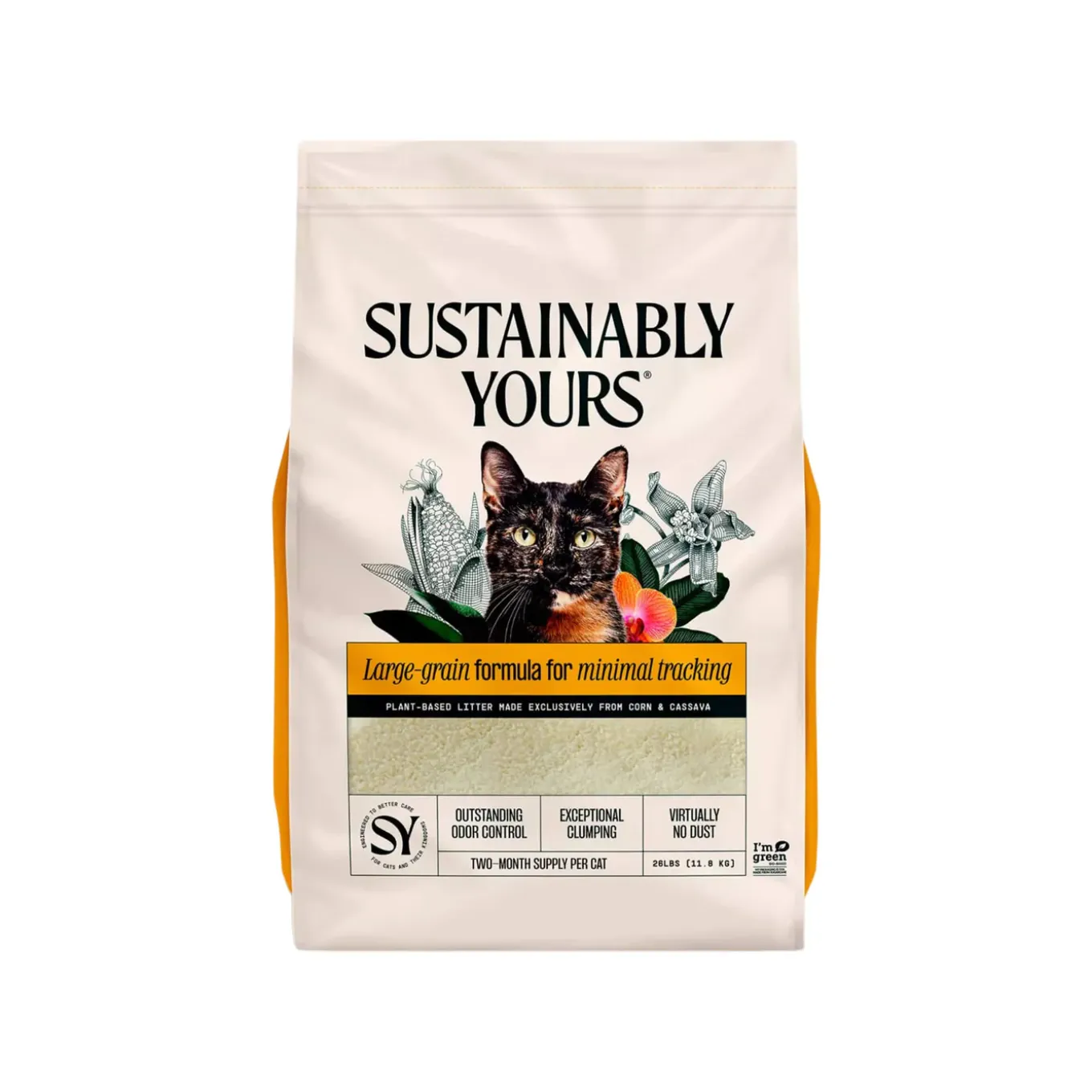 Sustainably Yours Corn & Casava Clumping Cat Litter