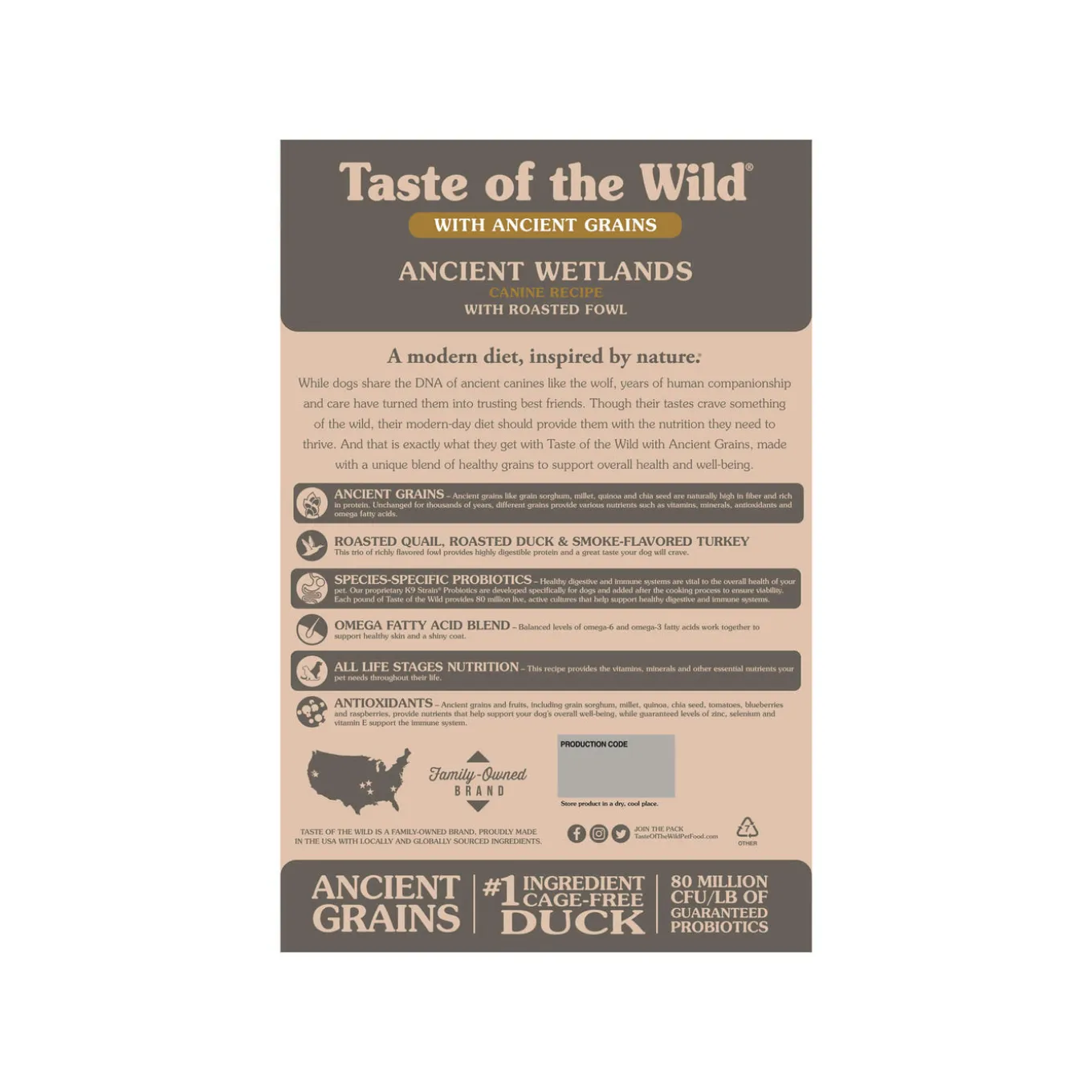 Taste of the Wild Ancient Grains Dry Dog Food