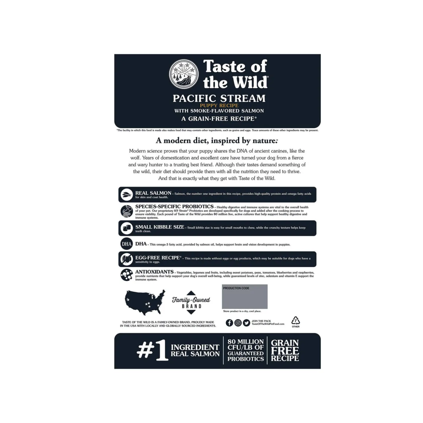 Taste of the Wild Grain-Free Dry Dog Food Puppy Formula